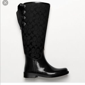 Coach rain boots - negotiable*